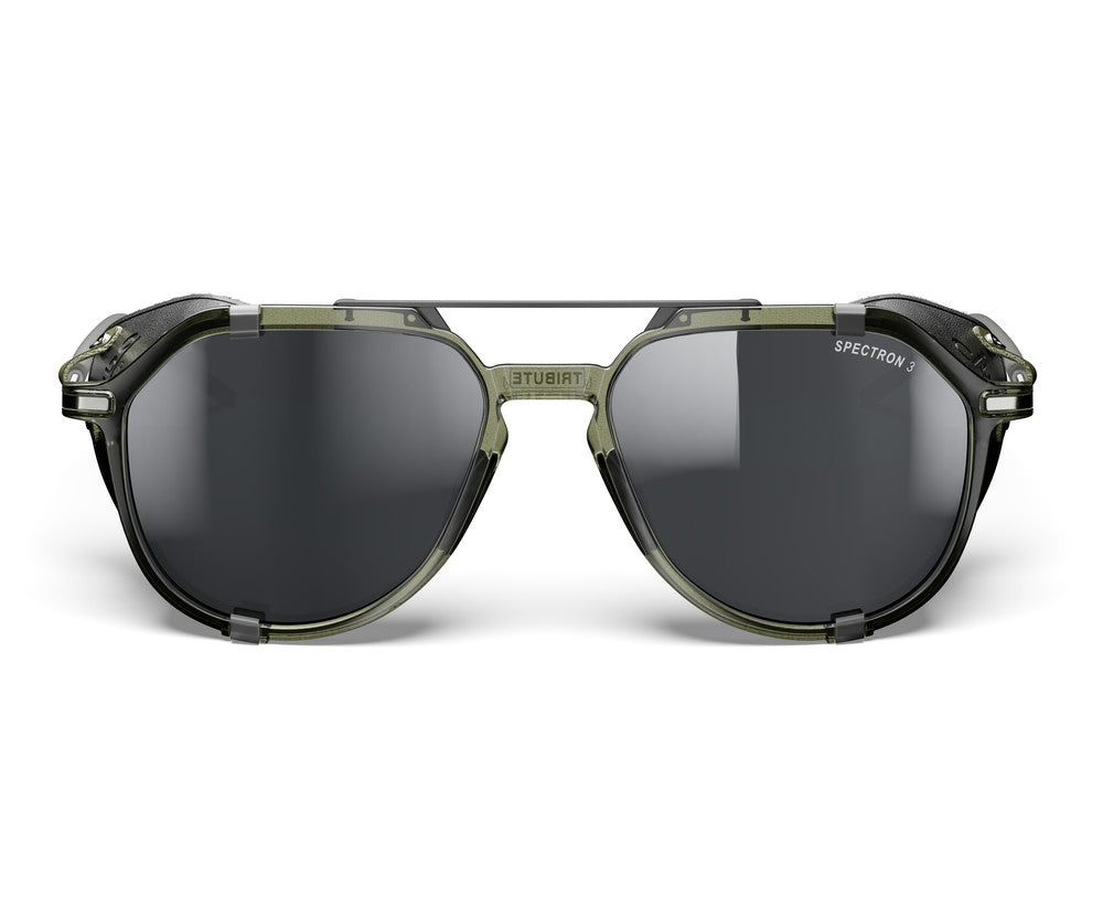Julbo Tribute Sonnenbrille – Grün Army / Schwarz – Spectron 3 – Detailansicht