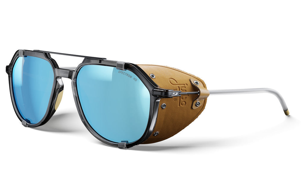 Julbo Tribute Sonnenbrille – Schwarz / Kastanienbraun – Spectron HD 3 Polarized – Frontansicht
