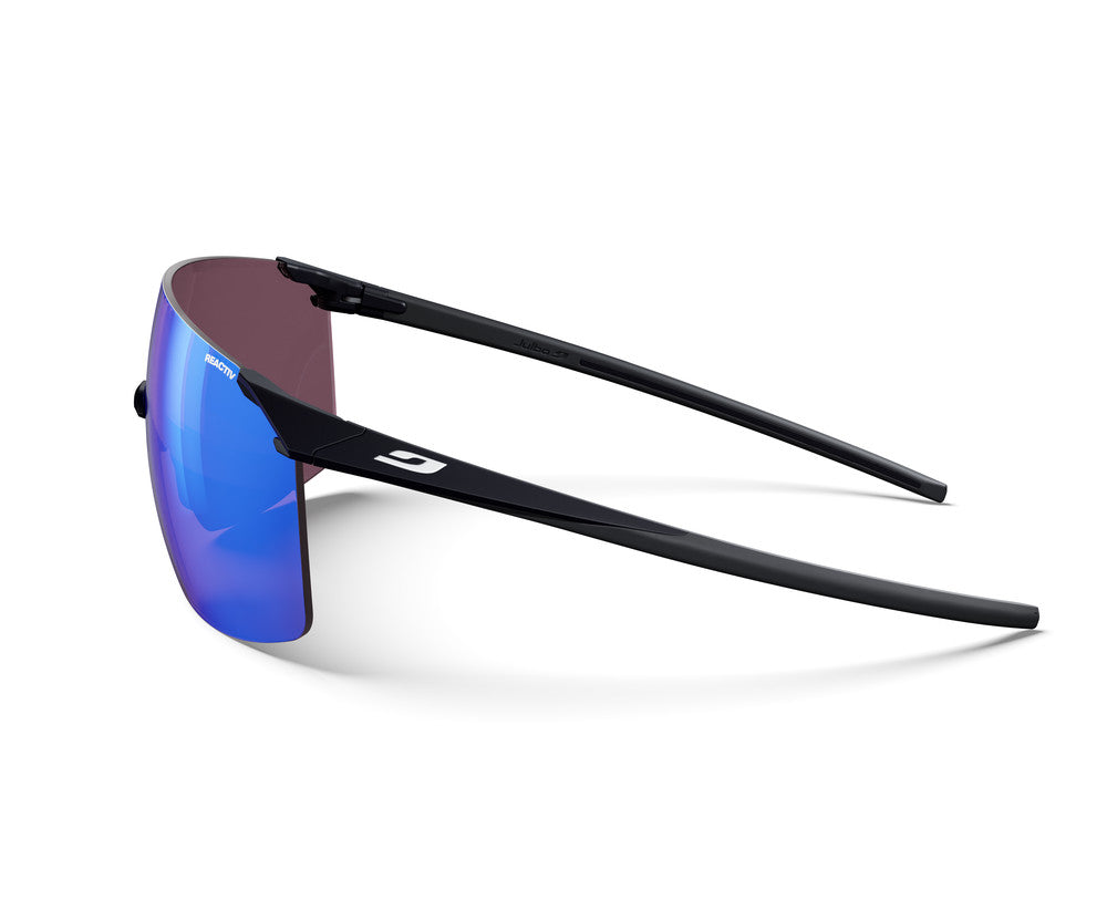 Julbo Faster XL Sportbrille – Schwarz – REACTIV 1-3 High Contrast – Detailansicht