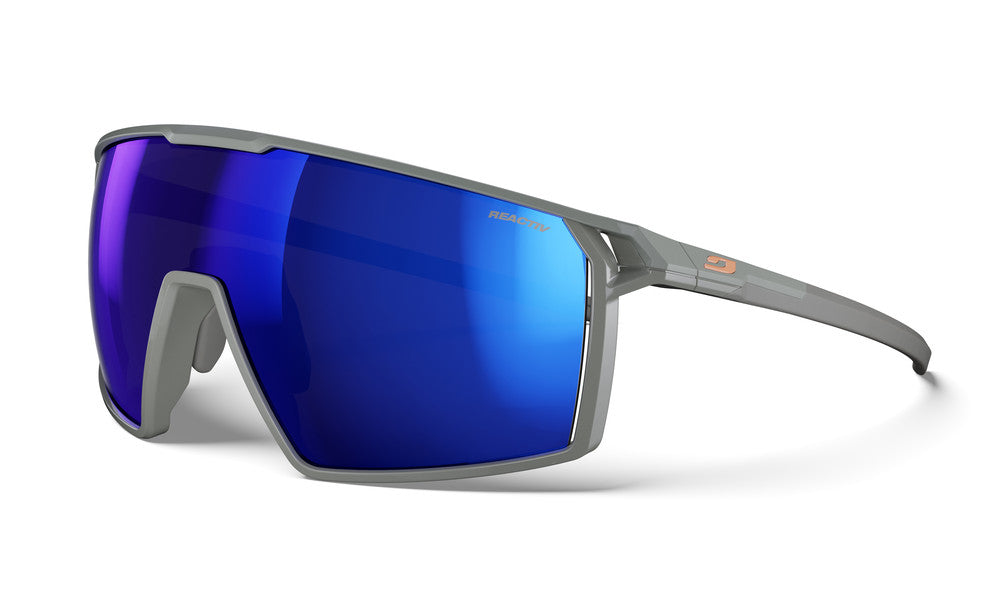 Julbo Rush 2 Sportbrille – Grau – REACTIV 1-3 High Contrast – Frontansicht