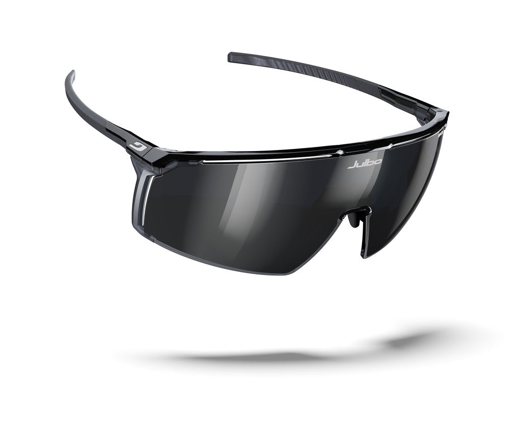 Julbo Panora Sportbrille – Schwarz / Schwarz Durchscheinend – REACTIV 0-3 – Detailansicht