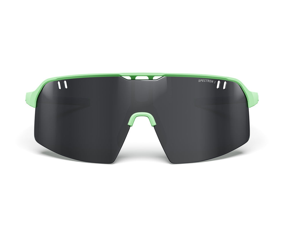 Julbo Intensity Neo Kinder-Sportbrille – Blassgrün / Violett – Spectron 3 – Detailansicht