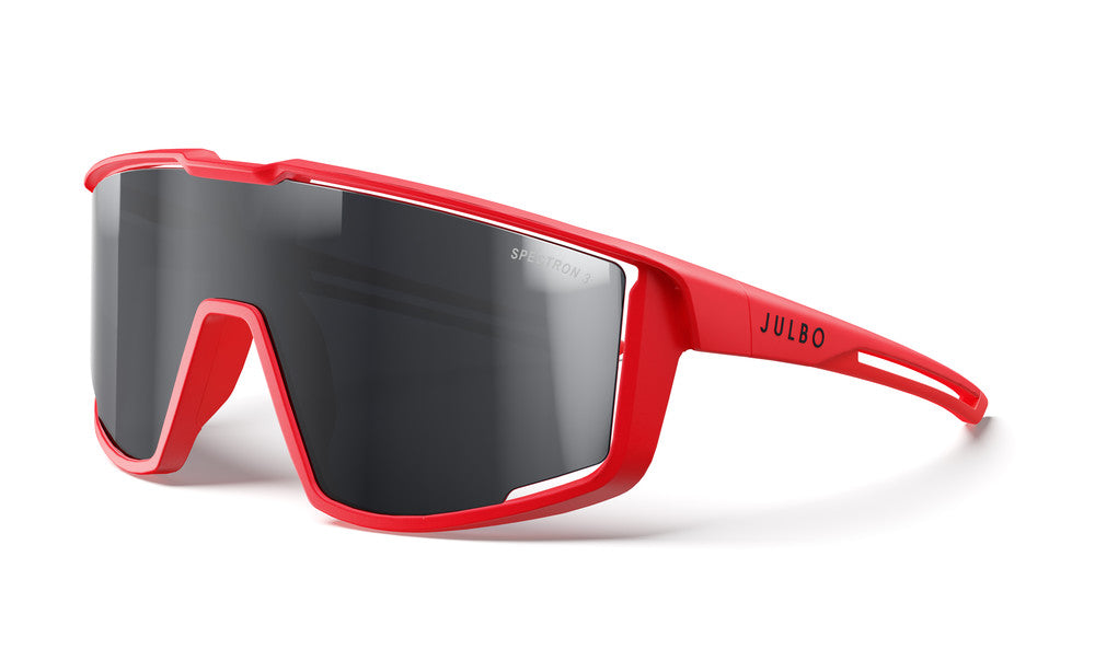 Julbo Fury Neo Kinder-Sportbrille – Fluoreszierendes Rot – Spectron 3 – Frontansicht