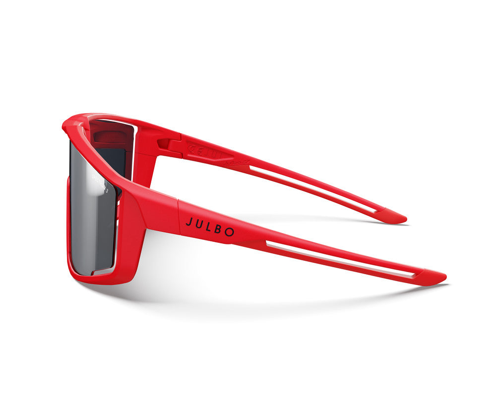 Julbo Fury Neo Kinder-Sportbrille – Fluoreszierendes Rot – Spectron 3 – Detailansicht