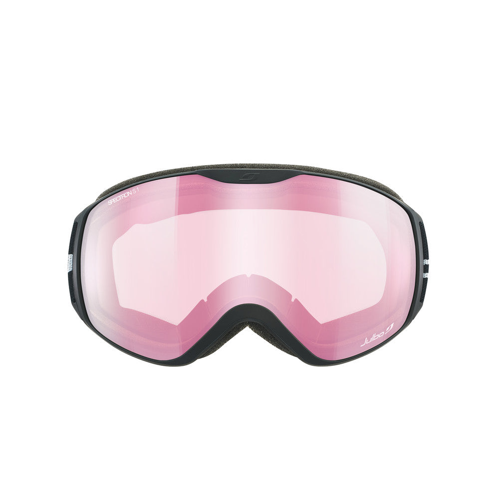 Julbo Ison Skibrille – Schwarz – Spectron 1 (Flash Silber) – Seitenansicht