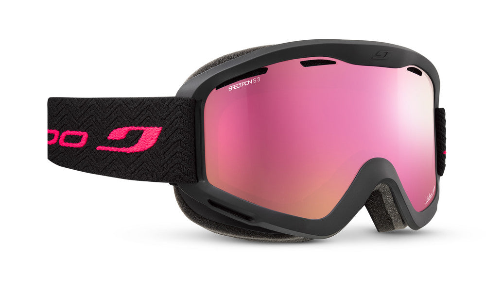 Julbo Mars Skibrille – Schwarz – Spectron 3 (Flash Rosa) – Frontansicht