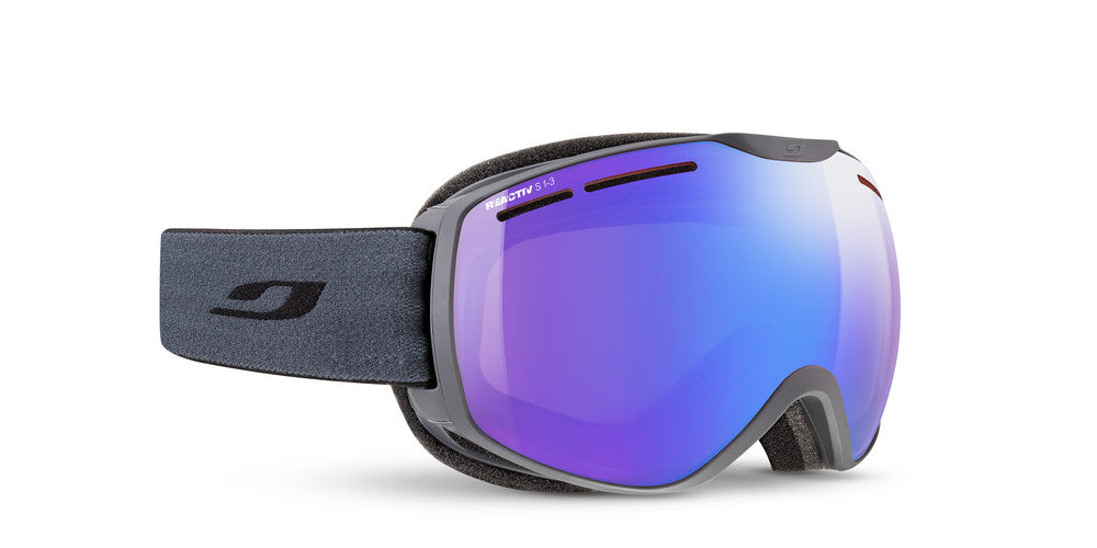 Julbo Fusion Skibrille – Dunkelgrau – REACTIV 1-3 High Contrast – Frontansicht