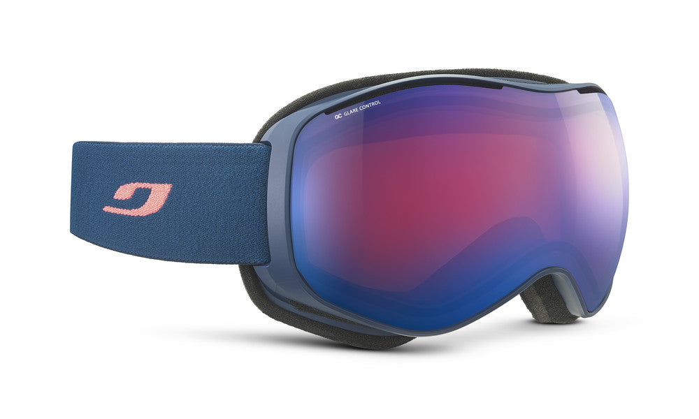 Julbo Ellipse Skibrille – Blau / Rosa – Spectron HD 2 – Frontansicht