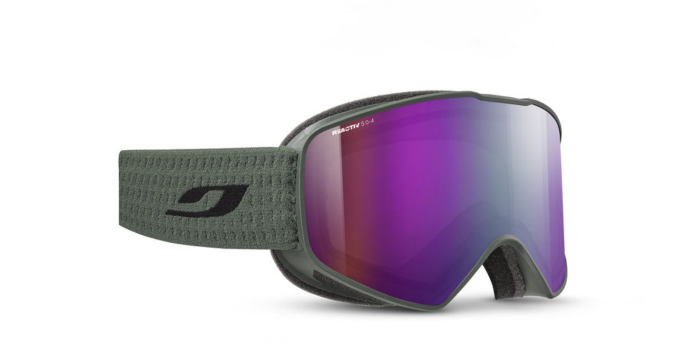 Julbo Cyclon Skibrille – Dunkelgrün – REACTIV 0-4 High Contrast – Frontansicht