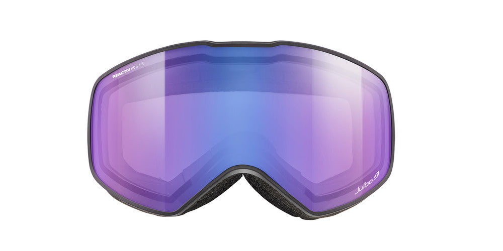 Julbo Cyclon Skibrille – Schwarz – REACTIV HD 1-3 (Flash Blau) – Detailansicht