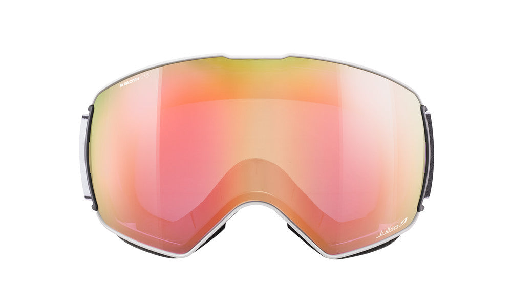 Julbo Lightyear Skibrille – Weiß / Schwarz – REACTIV 1-3 High Contrast – Detailansicht