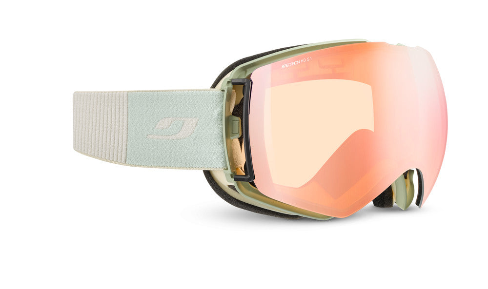 Julbo Lightyear Skibrille – Grün / Beige – Spectron HD 1 – Frontansicht