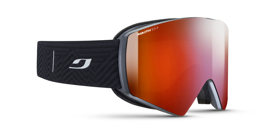 Julbo Razor Edge Skibrille – Schwarz – REACTIV 0-4 High Contrast – Frontansicht