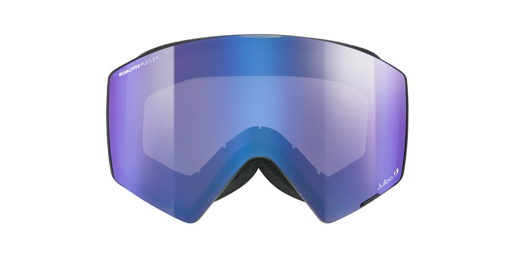 Julbo Razor Edge Skibrille – Schwarz / Grau – REACTIV 2-4 Polarized – Detailansicht
