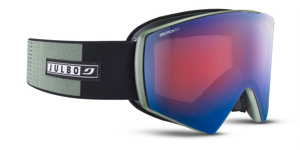 Julbo Razor Edge Skibrille – Grün / Schwarz – Spectron 2 – Frontansicht