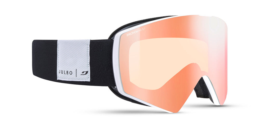 Julbo Razor Edge Skibrille – Weiß / Schwarz – Spectron HD 1 – Frontansicht