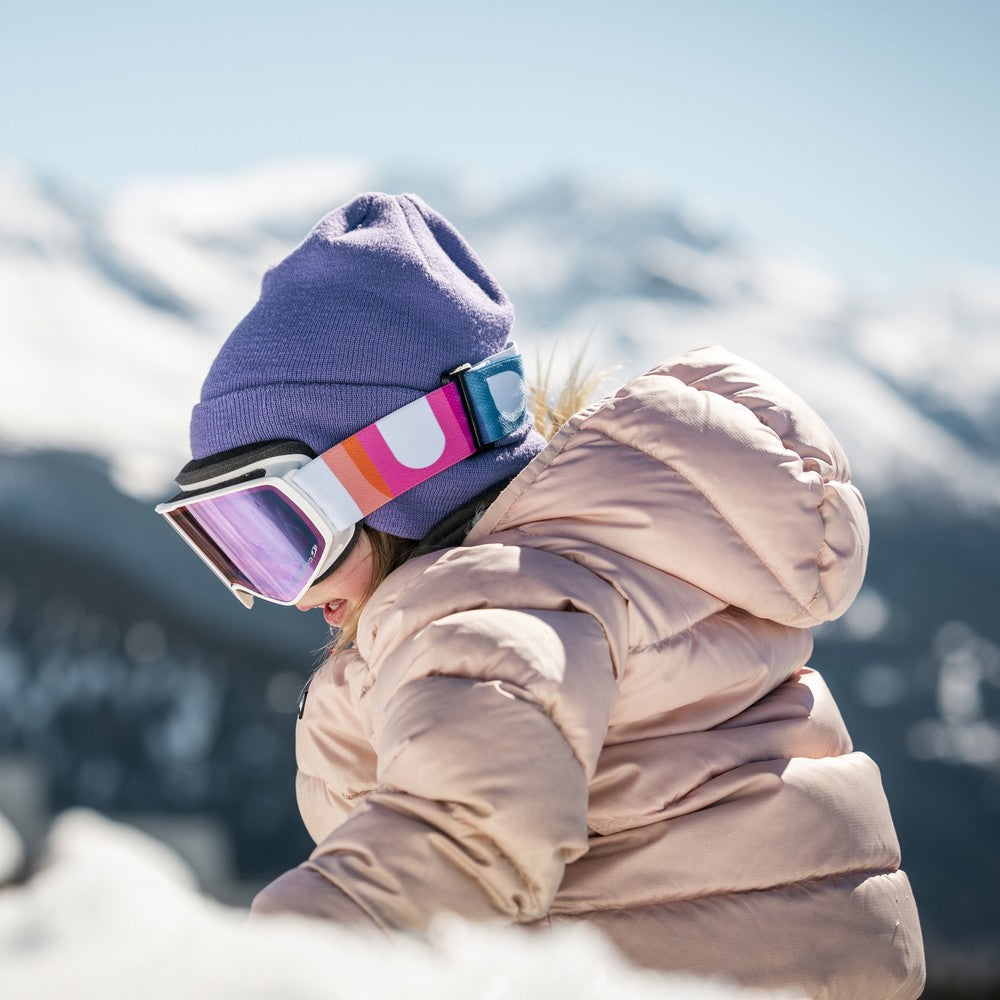 Julbo Atome Evo Kinder-Skibrille – Weiß – Spectron 3 – Seitenansicht