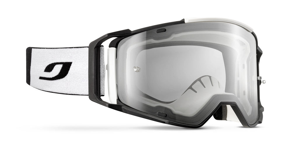 Julbo Shuttle MTB-Brille – Schwarz / Weiß – Spectron 0 – Frontansicht