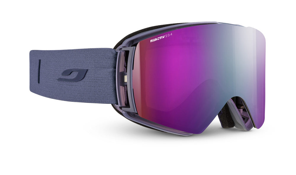 Julbo Launcher Skibrille – Dunkelblau – REACTIV 0-4 High Contrast – Frontansicht