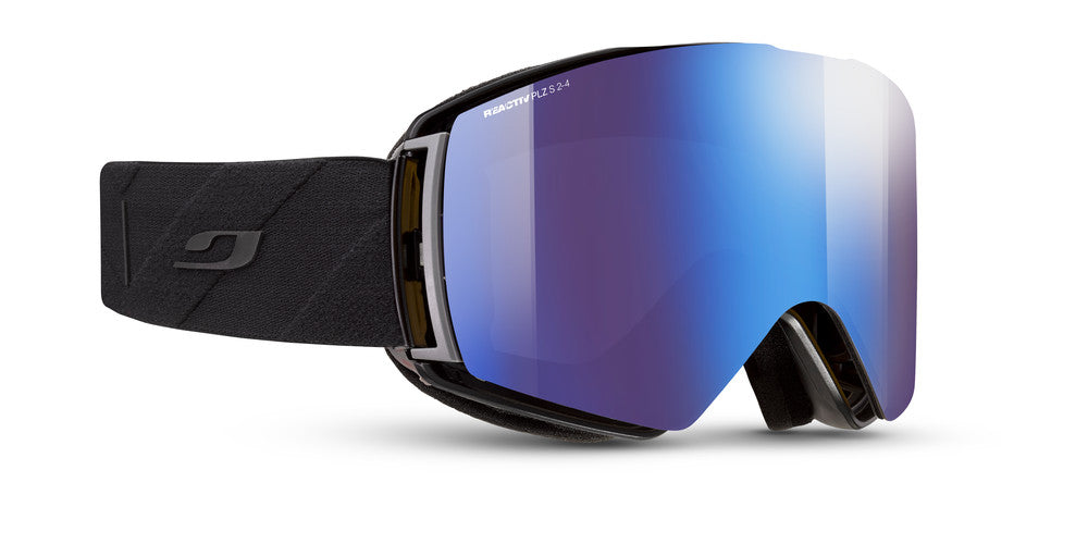 Julbo Launcher Skibrille – Schwarz – REACTIV 2-4 Polarized – Frontansicht