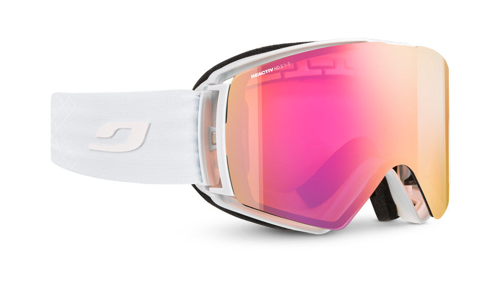 Julbo Launcher Skibrille – Hellgrau – REACTIV HD 1-3 – Frontansicht