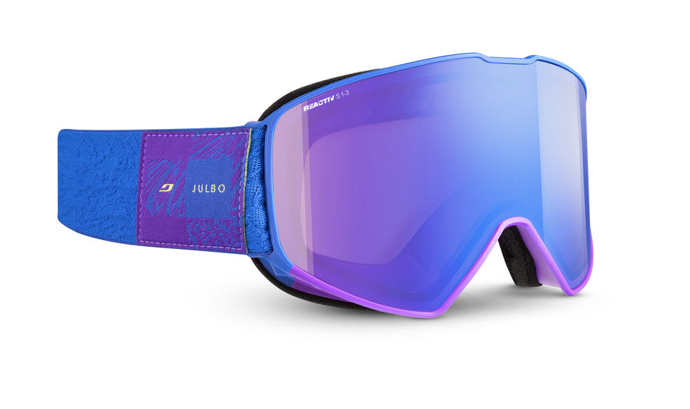 Julbo Cyrius-X Skibrille – Blau – REACTIV 1-3 High Contrast – Frontansicht
