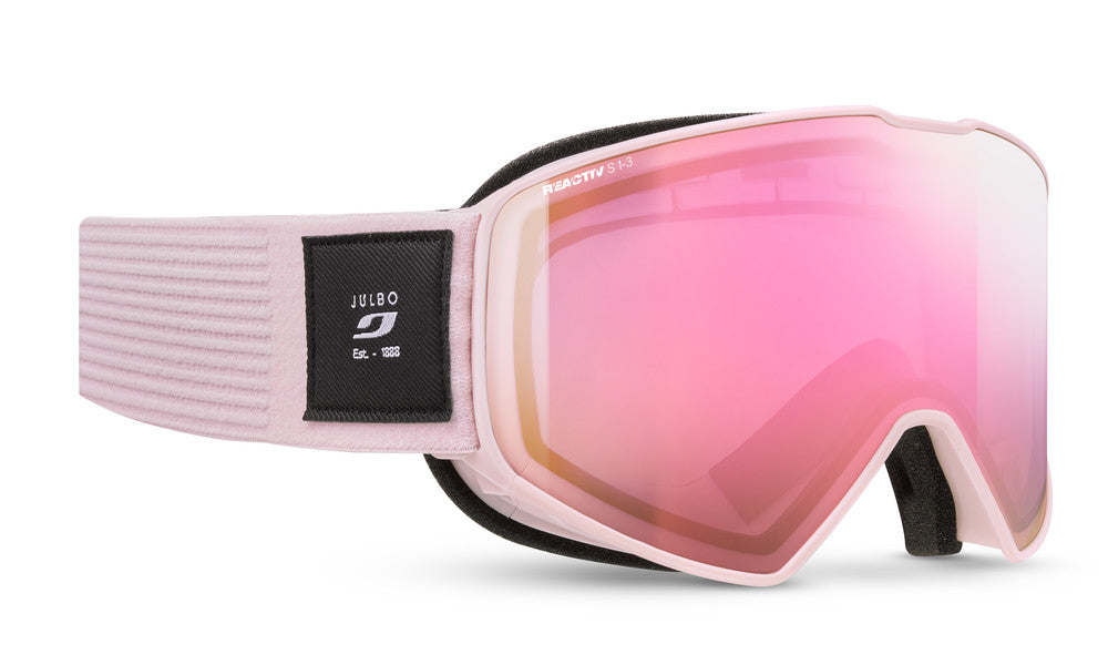 Julbo Cyrius-X Skibrille – Hellrosa – REACTIV 1-3 High Contrast – Frontansicht