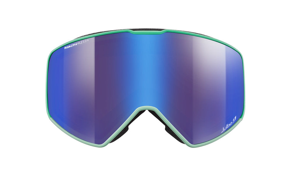 Julbo Cyrius-X Skibrille – Neongrün – REACTIV 2-4 Polarized – Seitenansicht