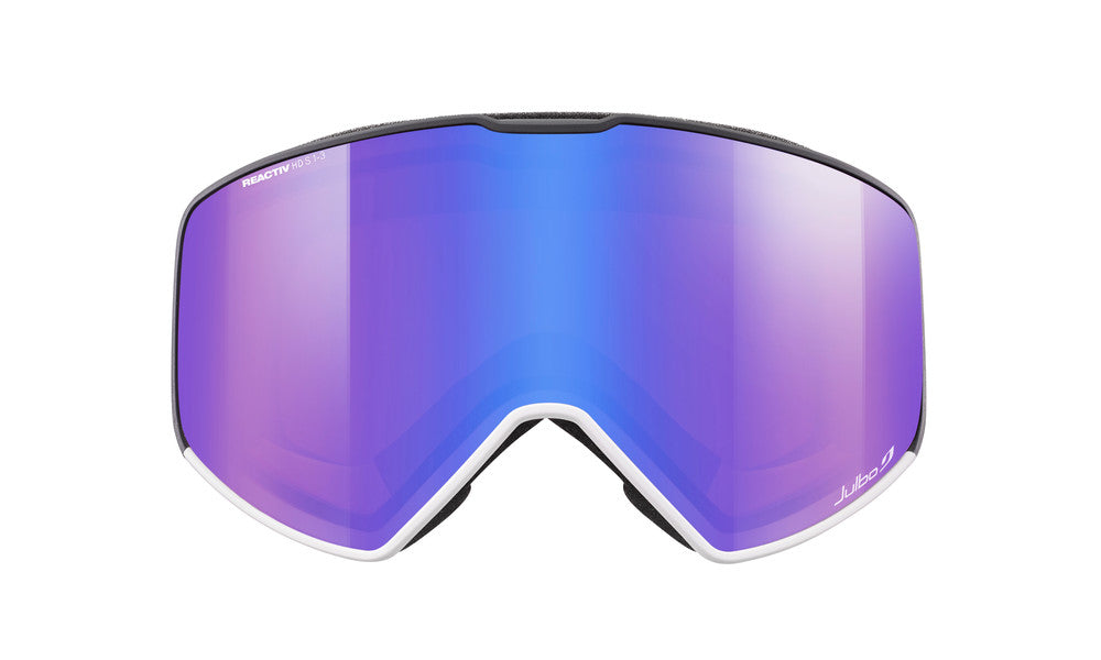 Julbo Cyrius-X Skibrille – Weiß / Schwarz – REACTIV HD 1-3 – Seitenansicht