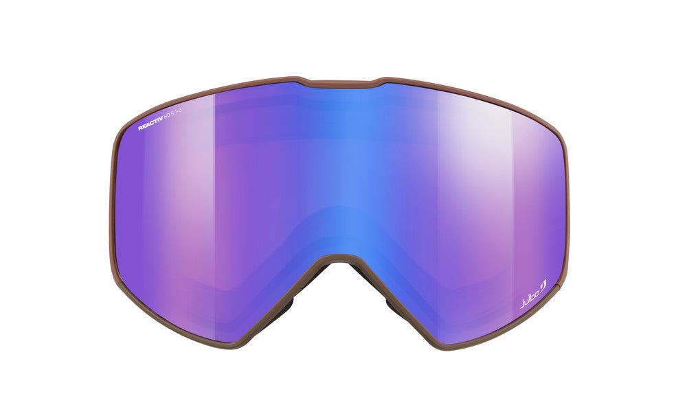 Julbo Cyrius-X Skibrille – Braun – REACTIV HD 1-3 – Seitenansicht
