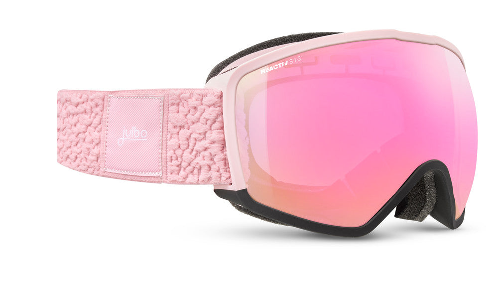 Julbo Hit Skibrille – Rosa / Schwarz – REACTIV 1-3 High Contrast – Frontansicht