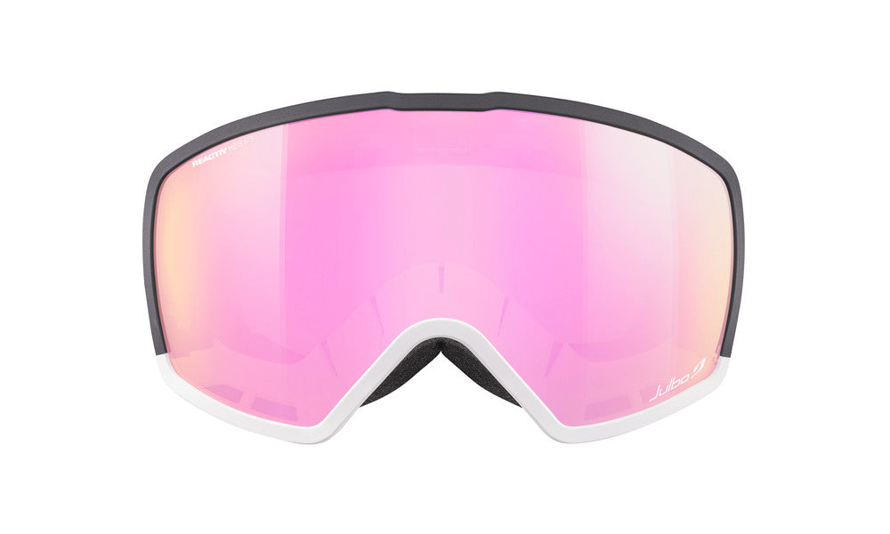Julbo Hit Skibrille – Schwarz / Weiß – REACTIV HD 1-3 – Seitenansicht