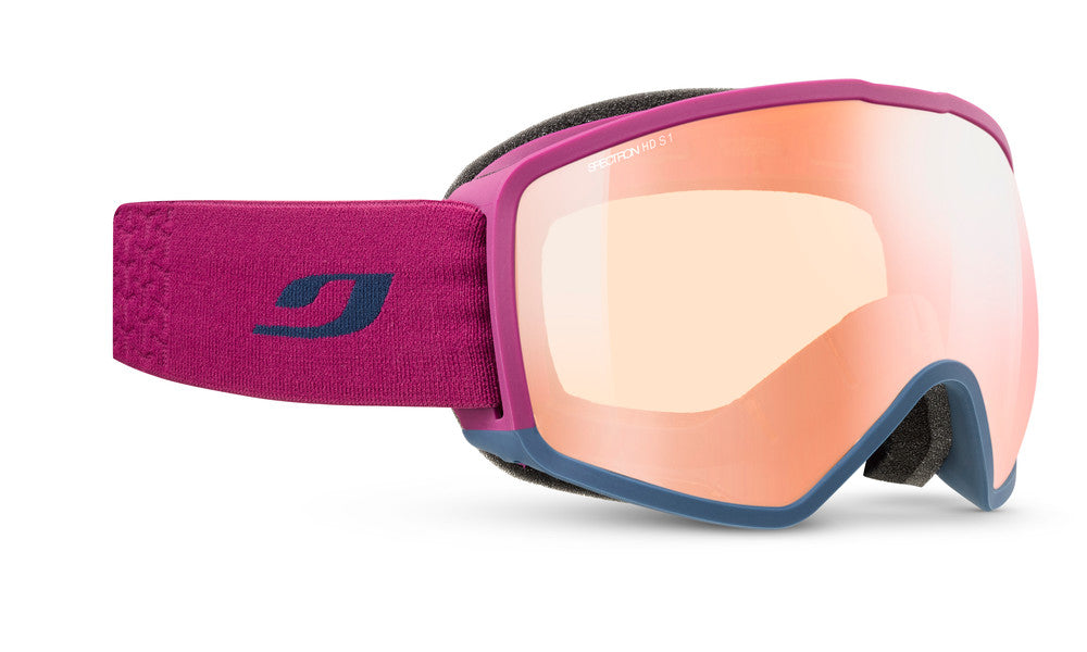 Julbo Hit Skibrille – Dunkelviolett / Dunkelblau – Spectron HD 1 – Frontansicht
