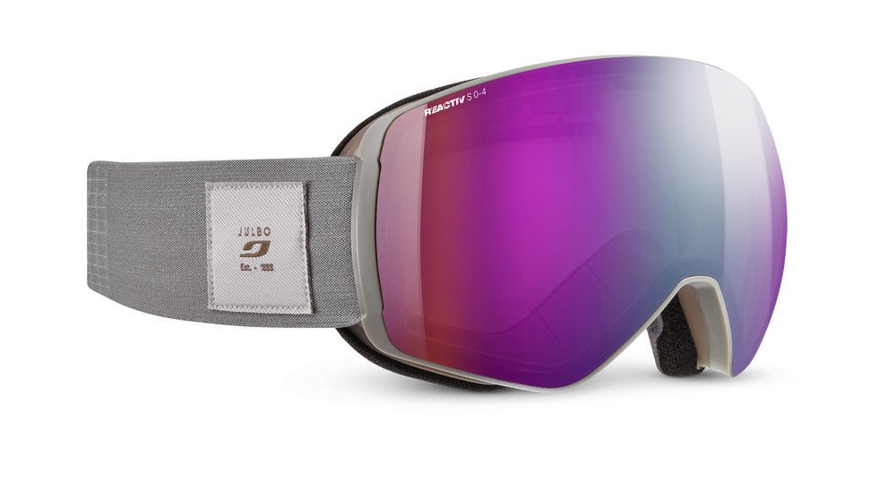 Julbo Stormchaser Skibrille – Grau / Schwarz – REACTIV 0-4 High Contrast – Frontansicht