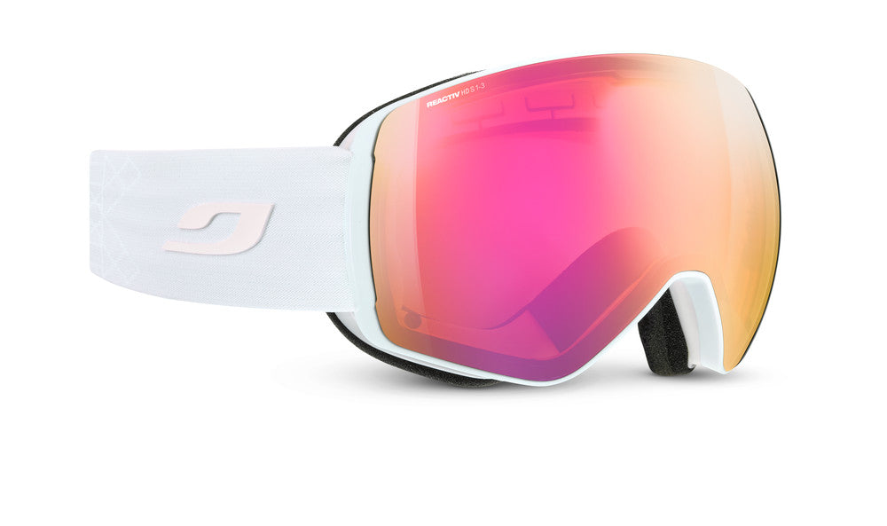 Julbo Stormchaser Skibrille – Weiß – REACTIV HD 1-3 – Frontansicht