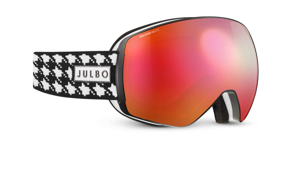 Julbo Stormchaser Skibrille – Weiß / Schwarz – Spectron HD 3 – Frontansicht