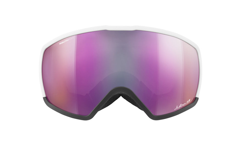 Julbo Hit OTG Skibrille – Weiß / Schwarz – REACTIV 0-4 High Contrast – Detailansicht