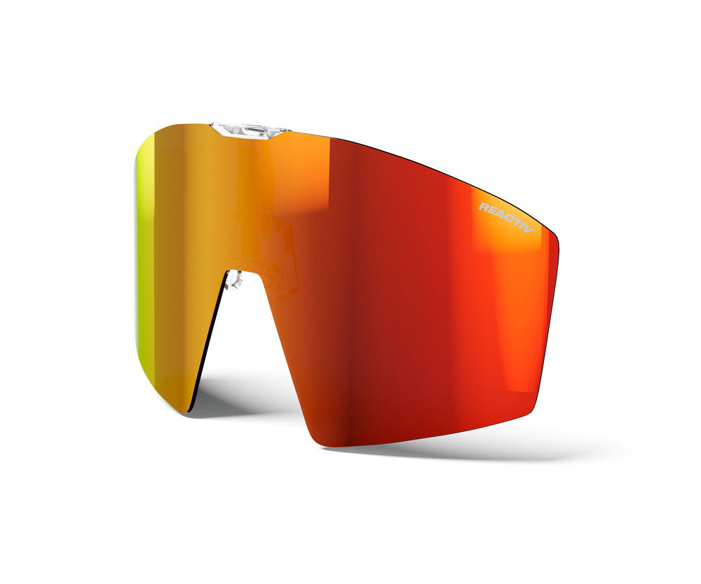 Julbo Wechselscheiben für Edge – REACTIV 1-3 Light Amplifier (Multilayer Rot) – Frontansicht