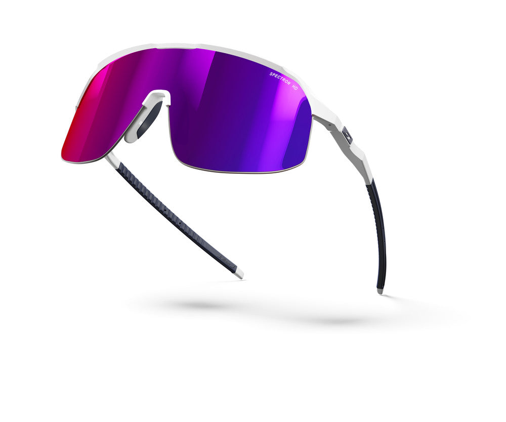 Julbo Density Groupama-FDJ Sportbrille – Weiß / Blau – Spectron HD 3 – Detailansicht