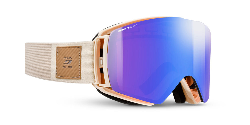 Julbo Launcher Skibrille – Beige – REACTIV HD 1-3 – Frontansicht