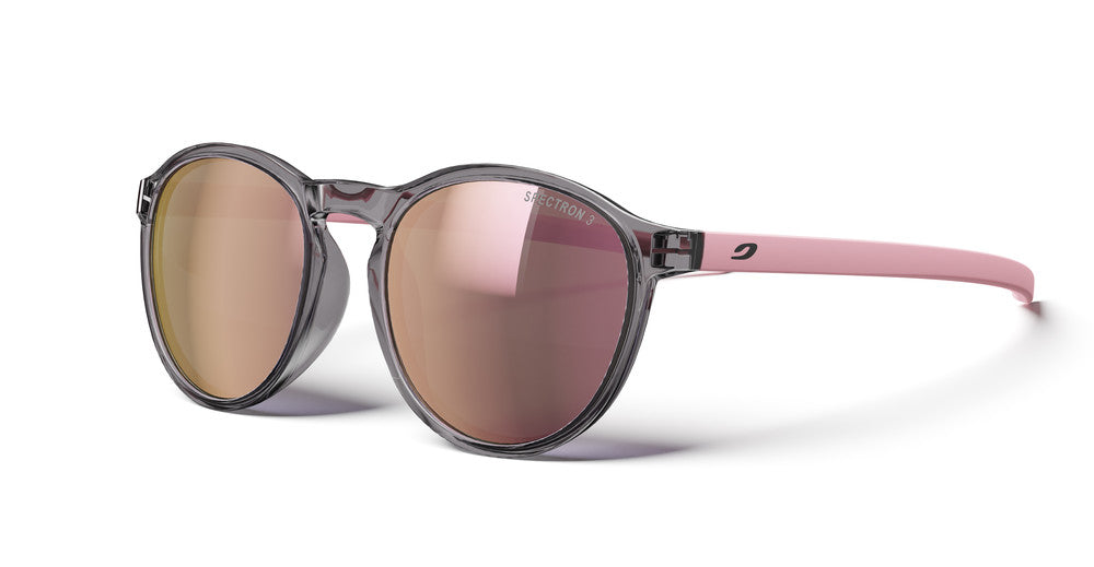 Julbo Joliet Kindersonnenbrille – Grau / Rosa Matt – Spectron 3 – Frontansicht