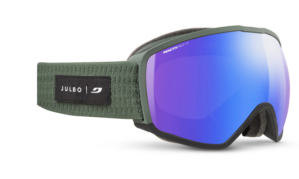 Julbo Hit Skibrille – Dunkelgrün / Schwarz – REACTIV HD 1-3 – Frontansicht