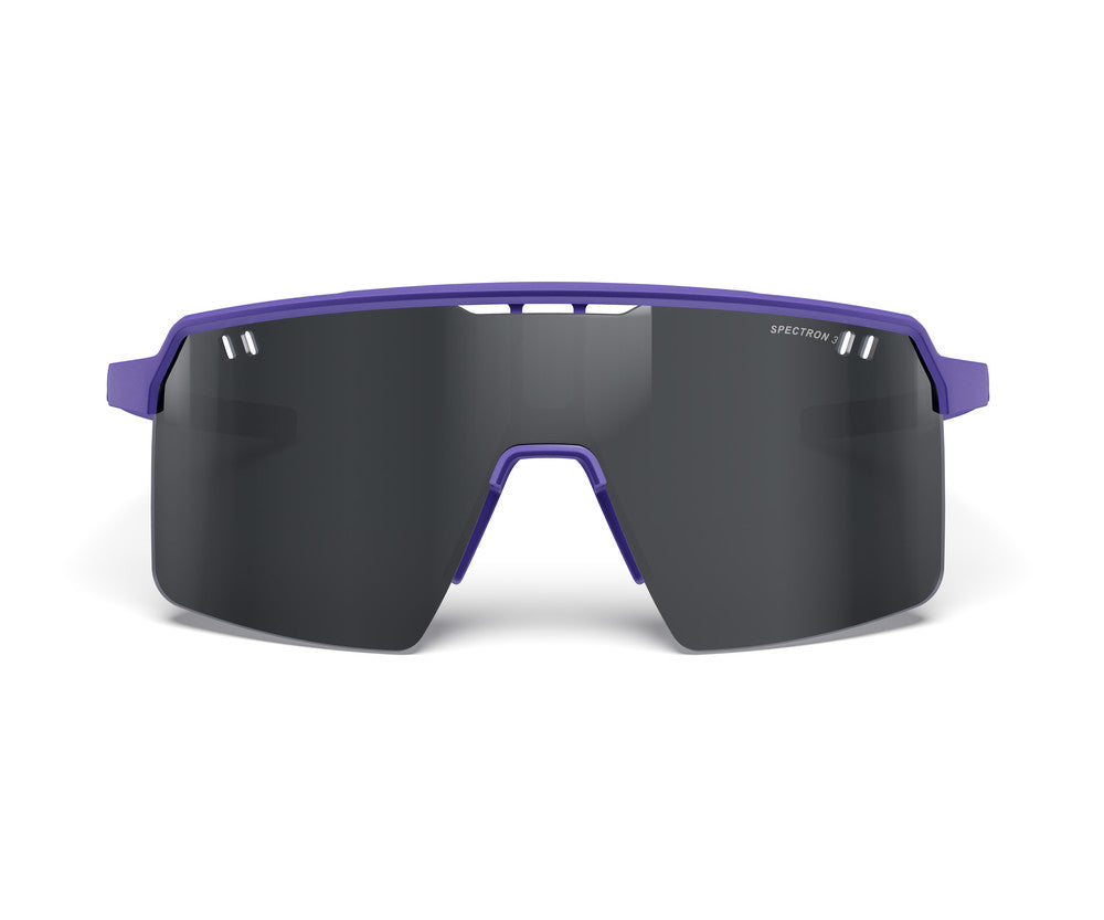 Julbo Intensity Junior Watt'Ever Kinder-Sportbrille – Violett / Grau / Grün – Spectron 3 – Detailansicht