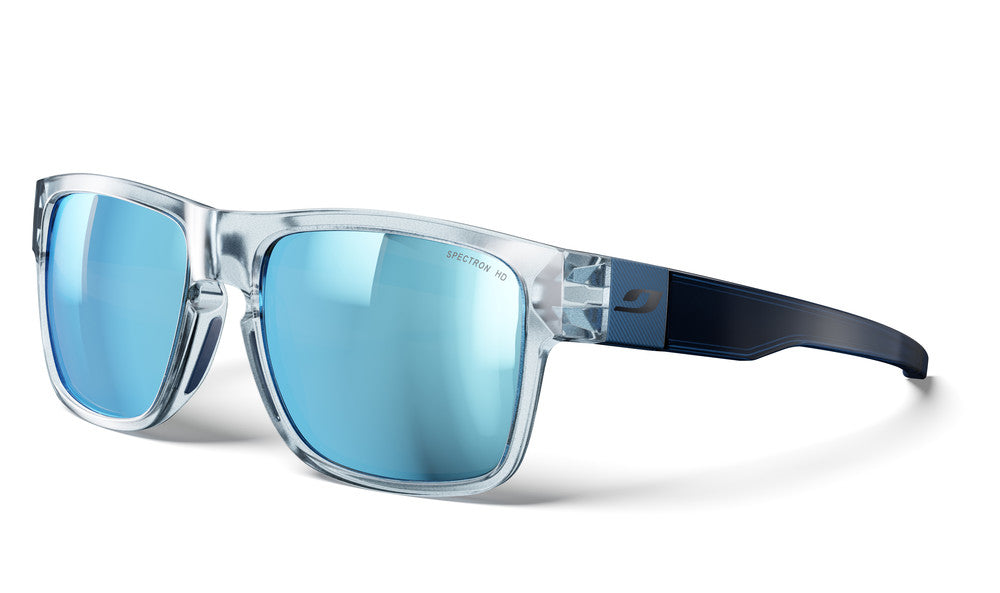 Julbo Better L Sportbrille – Kristall / Dunkelblau – Spectron HD 3 Polarized – Frontansicht