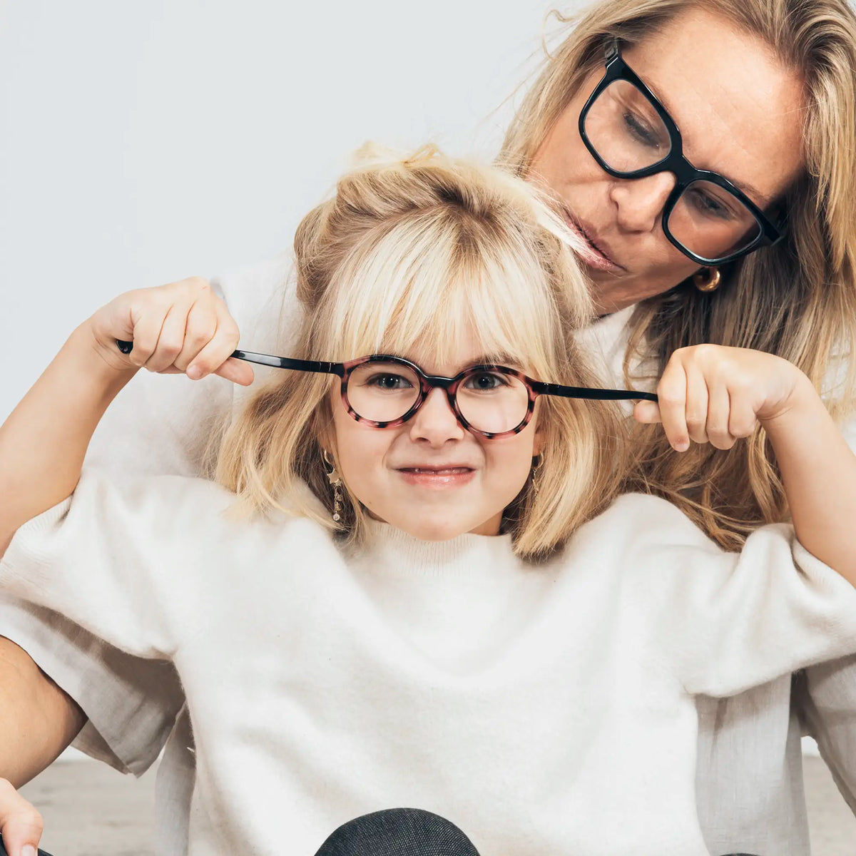 gloryfy GX Kids Lion pink havanna Kinderbrille – Tragebild Damen