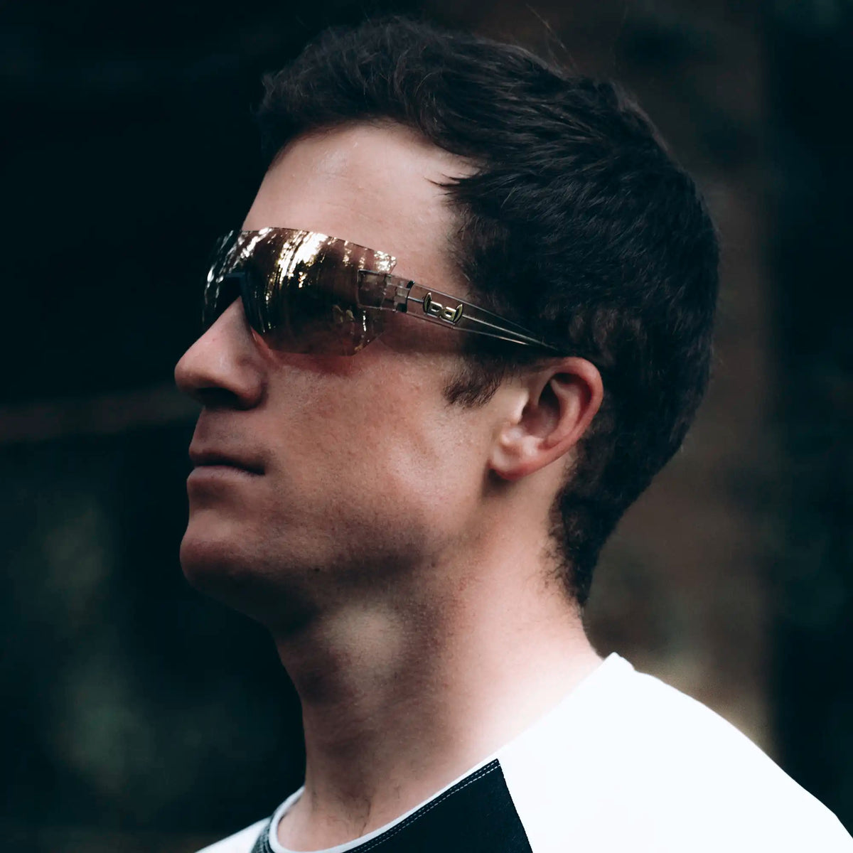 gloryfy G25 silver Sportbrille – Tragebild Herren