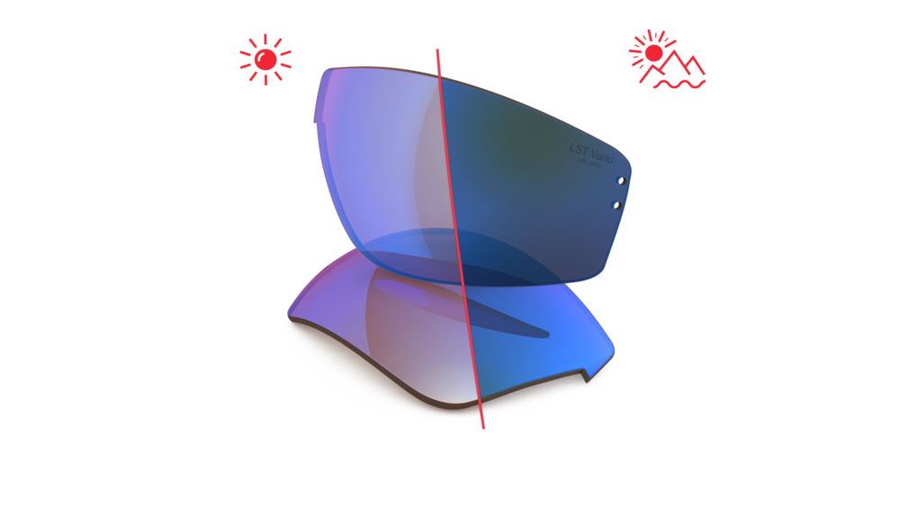 evil eye Wechselglas LST® blue light VARiO M für trace pro & trace