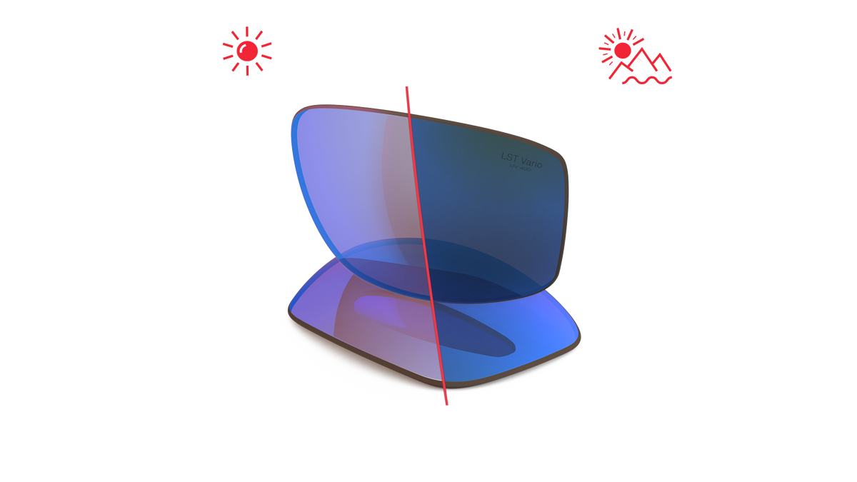 evil eye Wechselglas LST® blue light VARiO M für stoked