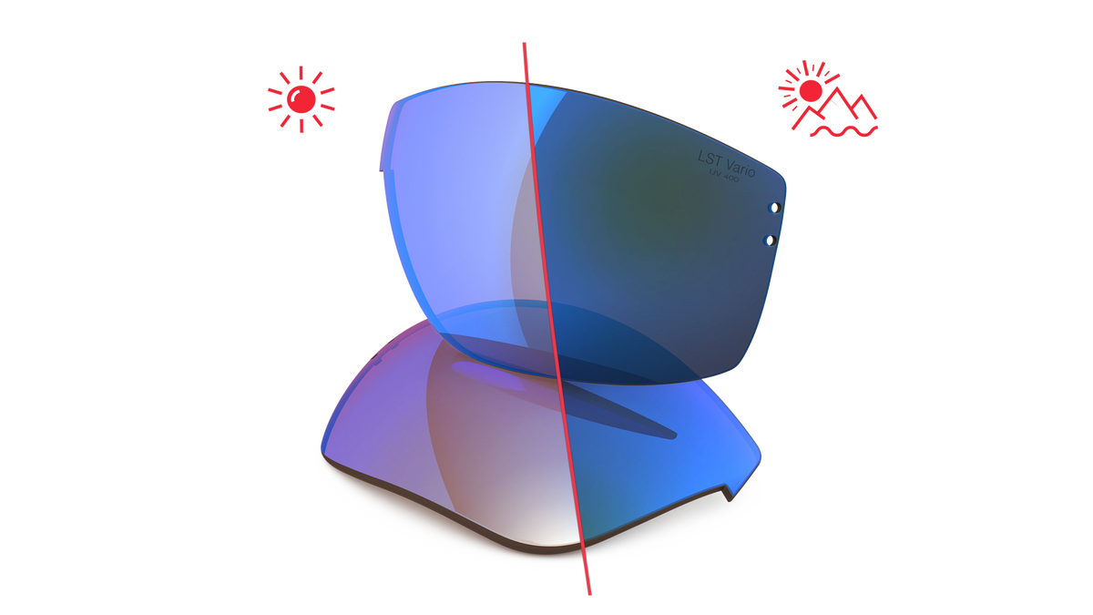 evil eye Wechselglas LST® blue light VARiO M für trace ng pro & trace ng