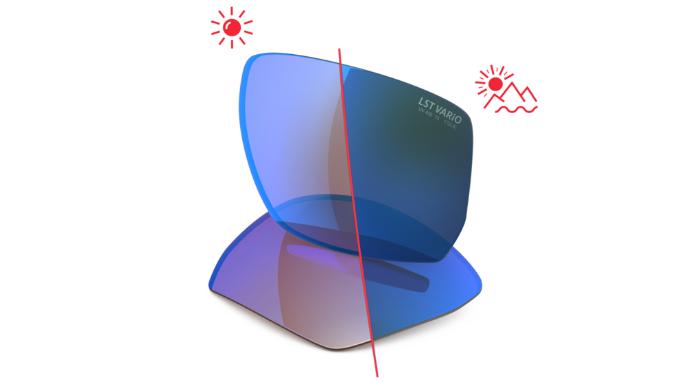 evil eye Wechselglas LST® blue light VARiO M für stormline pro